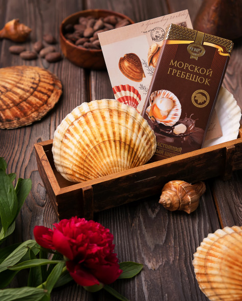 Шоколад тёмный Морской гребешок