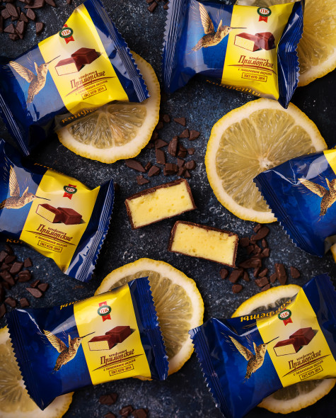 Конфеты сбивные - Приморские с лимонным вкусом