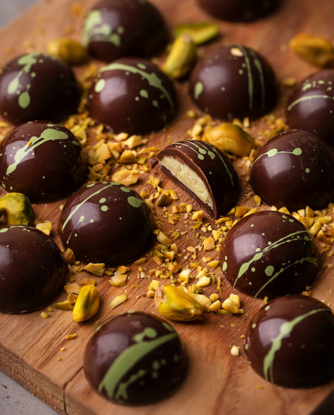 Фисташки на какао-масле