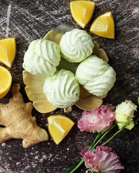 Неглазированный со вкусом лимона и имбирём