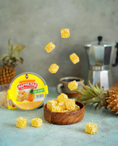 С ананасом в кунжуте