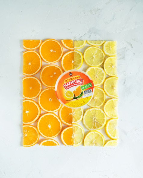 Цитрусовые мармеладки на агаре