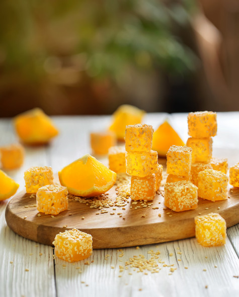 С апельсином в кунжуте