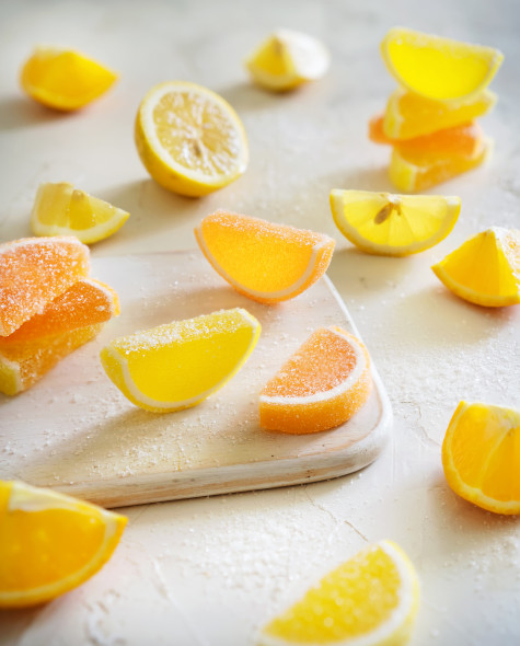 Цитрусовые мармеладки с глюкозой